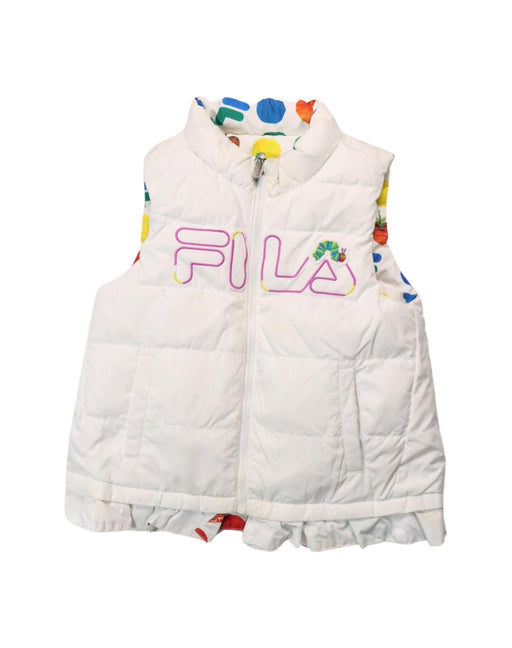 A Multicolour Outerwear Vests from Fila in size 4T for girl. (Front View)