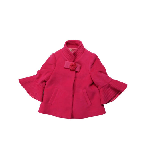 A Pink Coats from Nicholas & Bears in size 12-18M for girl. (Front View)