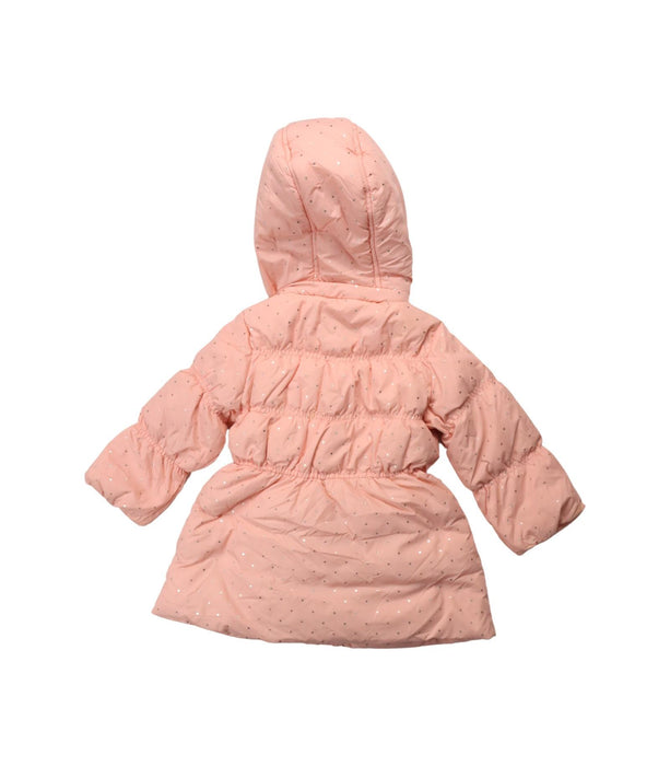 A Peach Puffer/Quilted Coats & Outerwear from Chickeeduck in size 18-24M for girl. (Back View)