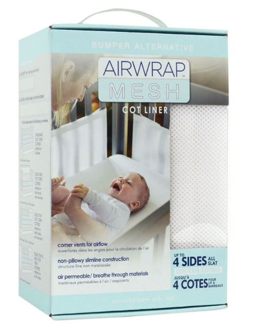 A White Cots & Cribs from Airwrap in size O/S for neutral. (Front View)