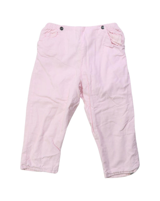 A Pink Casual Pants from Jacadi in size 12-18M for girl. (Front View)