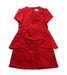 A Red Short Sleeve Dresses from Nicholas & Bears in size 6T for girl. (Front View)
