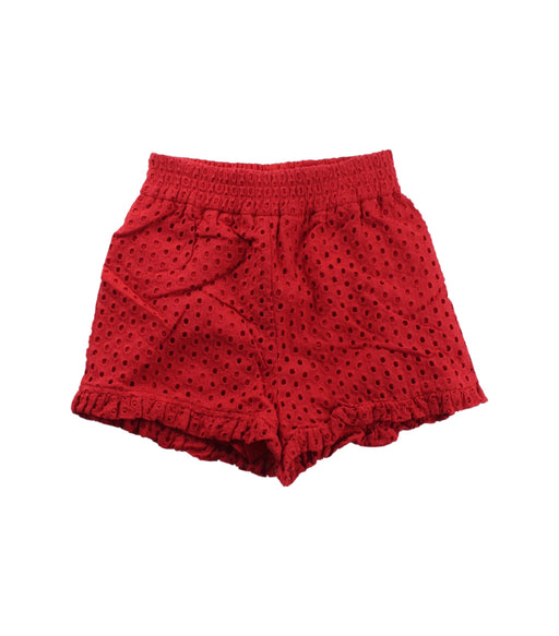 A Red Shorts from Monnalisa in size 8Y for girl. (Front View)