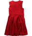 A Red Sleeveless Dresses from Nicholas & Bears in size 6T for girl. (Back View)
