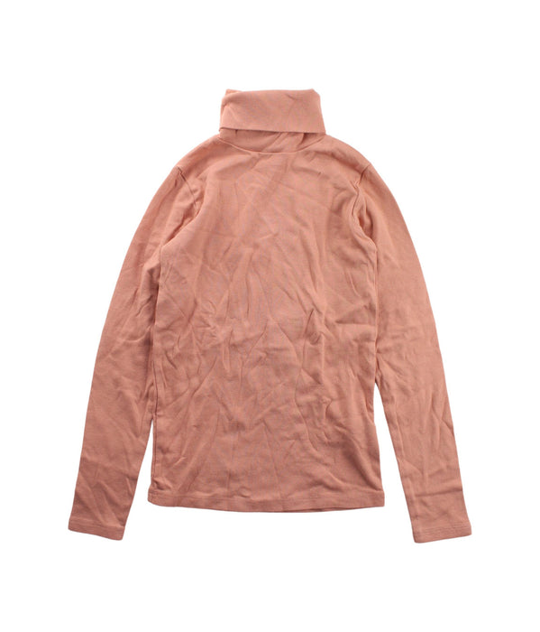 A Peach Long Sleeve Tops from Bonpoint in size 10Y for neutral. (Front View)