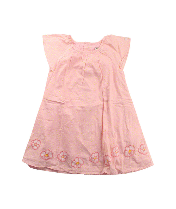 A Pink Short Sleeve Dresses from Kenzo in size 3T for girl. (Front View)