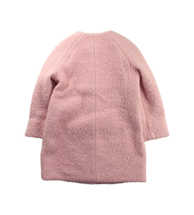 A Pink Coats from Monnalisa in size 8Y for girl. (Back View)