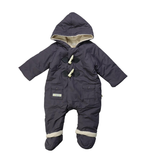 A Grey Snowsuits from Kaloo in size 0-3M for neutral. (Front View)