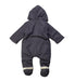 A Grey Snowsuits from Kaloo in size 0-3M for neutral. (Back View)