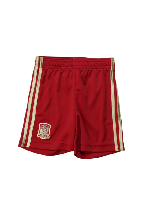 A Red Shorts Sets from Adidas in size 12-18M for boy. (Back View)