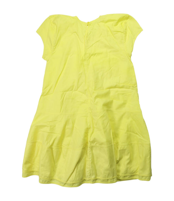 A Yellow Short Sleeve Dresses from jnby by JNBY in size 5T for girl. (Back View)