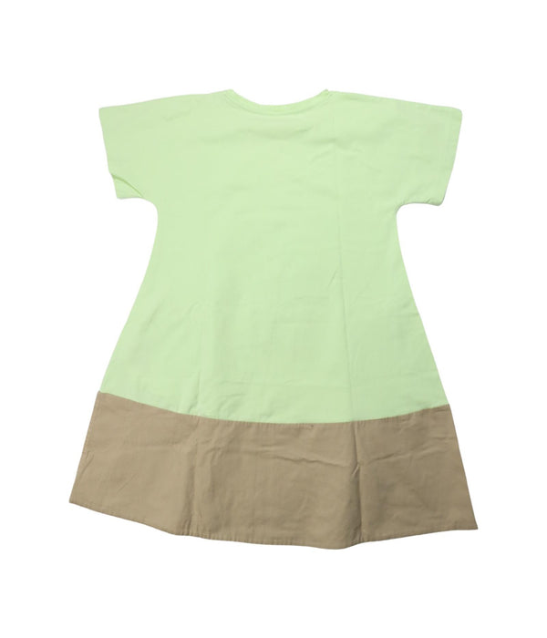 A Green Short Sleeve Dresses from COS in size 6T for girl. (Back View)