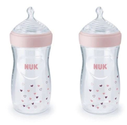 A Transparent Utensils & Containers from Nuk in size 0-3M for neutral. (Front View)