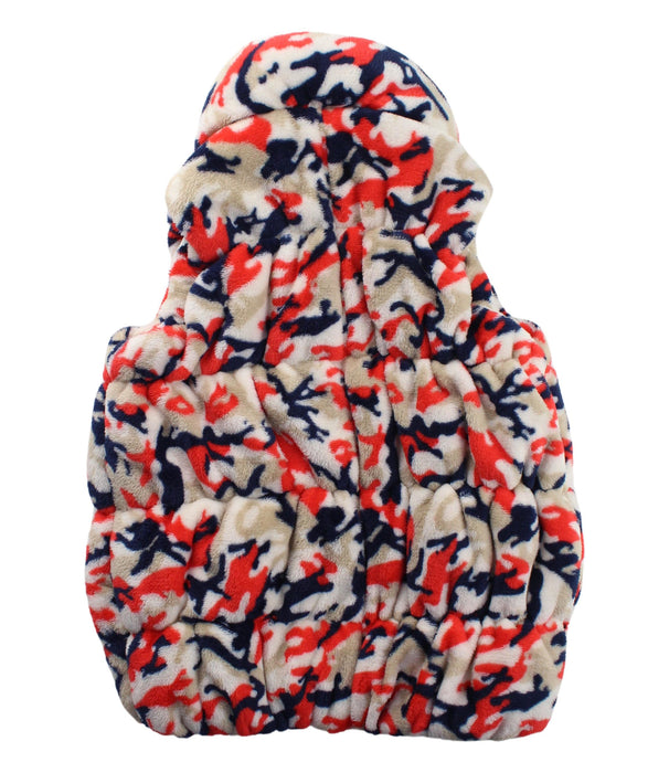 A Multicolour Outerwear Vests from As Know As Ponpoko in size 7Y for girl. (Back View)