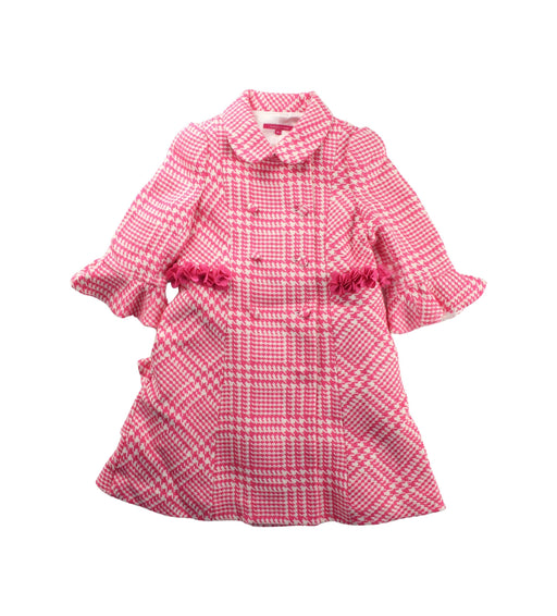 A Pink Long Sleeve Dresses from Nicholas & Bears in size 6T for girl. (Front View)
