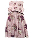 A Pink Sleeveless Dresses from Monnalisa in size 6T for girl. (Back View)