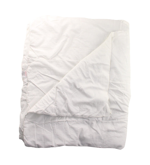 A White Blankets from Mothercare in size O/S for neutral. (Back View)