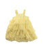 A Yellow Sleeveless Dresses from Seed in size 2T for girl. (Front View)