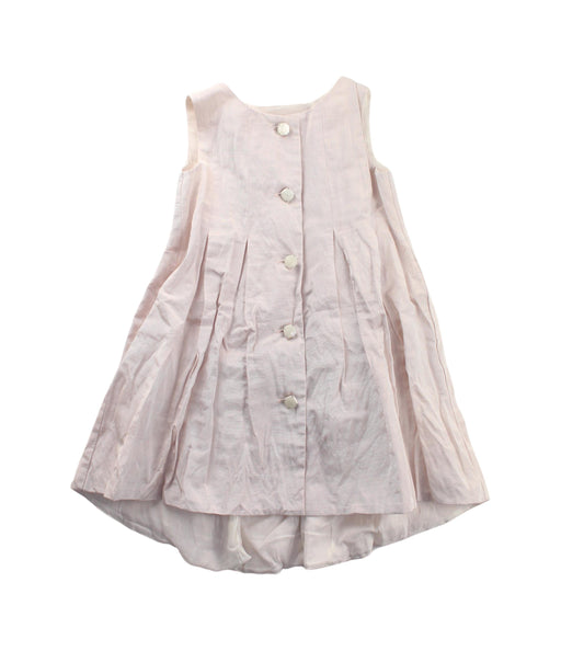 A White Sleeveless Dresses from Fina Ejerique in size 2T for girl. (Front View)