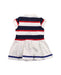 A Blue Short Sleeve Dresses from Miki House in size 18-24M for girl. (Back View)