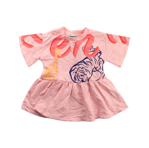 A Pink Short Sleeve Dresses from Kenzo in size 2T for girl. (Front View)