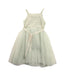 A Green Sleeveless Dresses from Aosta in size 3T for girl. (Front View)