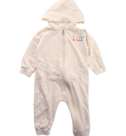 A White Long Sleeve Jumpsuits from Levi's in size 6-12M for boy. (Front View)