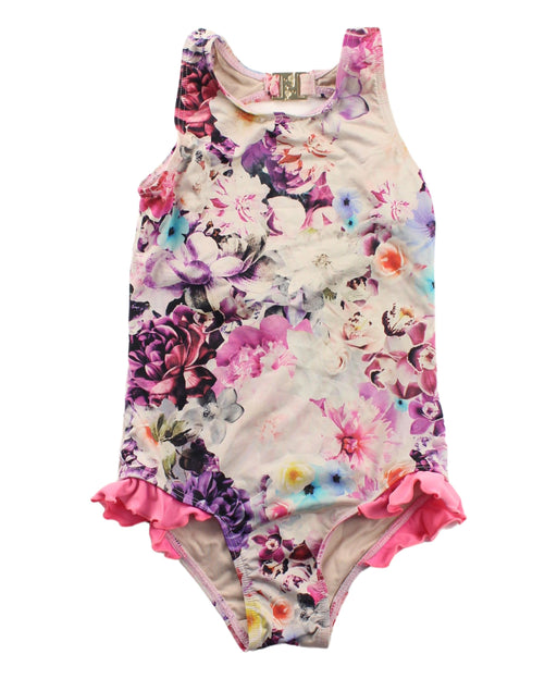 A Multicolour Swimsuits from Aqua Blu in size 5T for girl. (Front View)