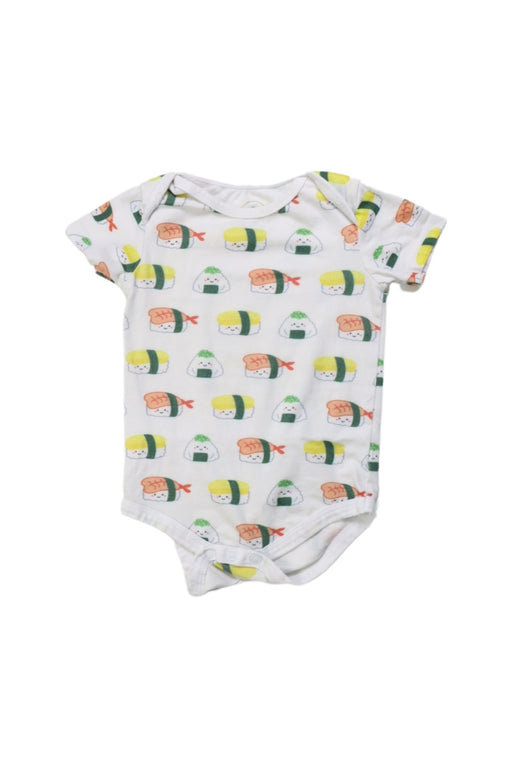 A Multicolour Short Sleeve Bodysuits from The Wee Bean in size 6-12M for neutral. (Front View)