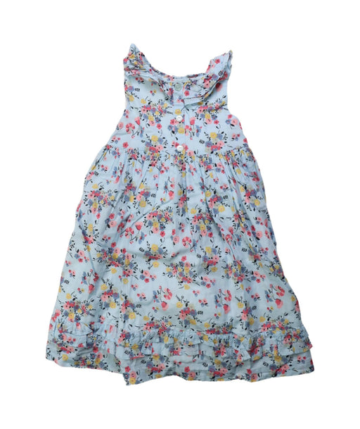 A Multicolour Sleeveless Dresses from Laura Ashley in size 4T for girl. (Front View)