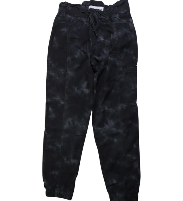A Black Casual Pants from Abercrombie & Fitch in size 9Y for boy. (Front View)