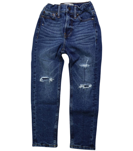A Blue Jeans from Abercrombie & Fitch in size 7Y for girl. (Front View)