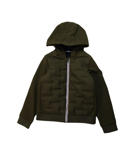 A Green Lightweight Jackets from Jacadi in size 8Y for boy. (Front View)