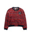 A Red Zippered Sweatshirts from Petit Bateau in size 8Y for boy. (Front View)