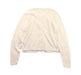 A White Cardigans from Petit Bateau in size 6T for girl. (Back View)