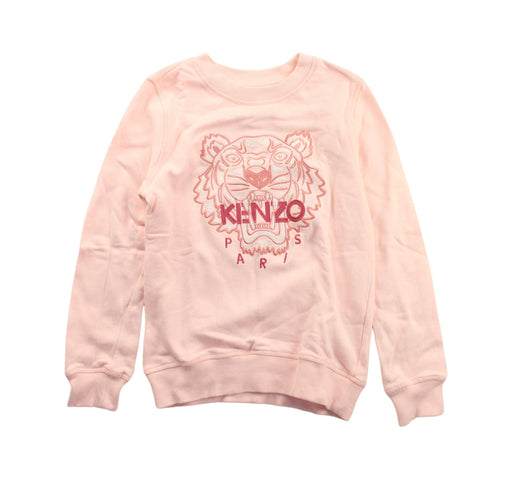 A Pink Crewneck Sweatshirts from Kenzo in size 6T for girl. (Front View)