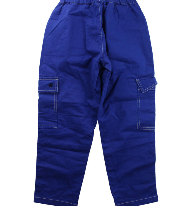 A Blue Casual Pants from Petit Bateau in size 8Y for boy. (Back View)