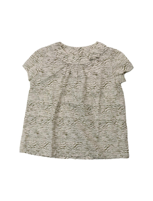 A Brown Short Sleeve Tops from Natalys in size 3T for girl. (Front View)