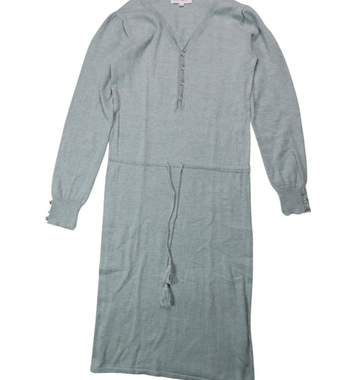 A Grey Sweater Dresses from Excuse My French in size 10Y for girl. (Front View)