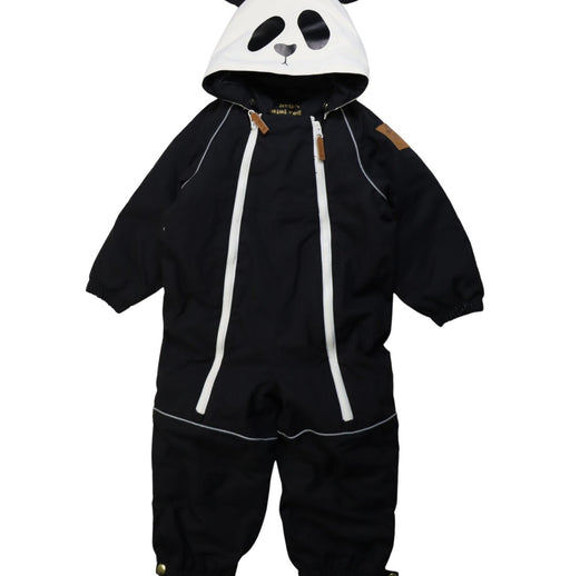 A Black Snowsuits from Mini Rodini in size 12-18M for neutral. (Front View)