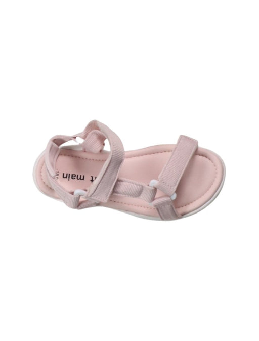 A Pink Sandals from Petit Main in size 5T for girl. (Front View)