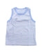 A Blue Sleeveless T Shirts from Jojo Maman Bébé in size 18-24M for boy. (Front View)
