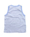 A Blue Sleeveless T Shirts from Jojo Maman Bébé in size 18-24M for boy. (Back View)