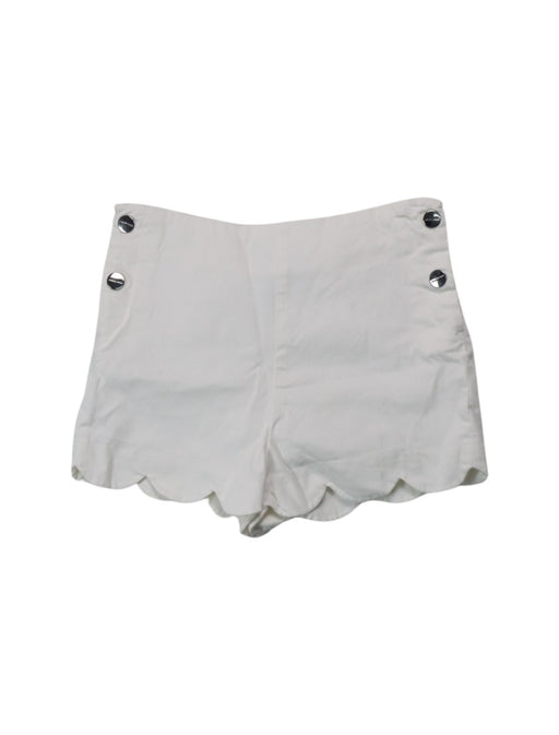 A White Shorts from Jacadi in size 6T for girl. (Front View)