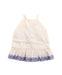 A White Sleeveless Dresses from Janie & Jack in size 3T for girl. (Front View)
