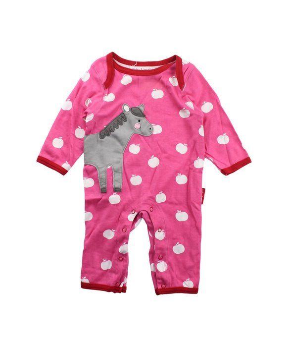 A White Long Sleeve Jumpsuits from Toby Tiger in size 3-6M for neutral. (Front View)