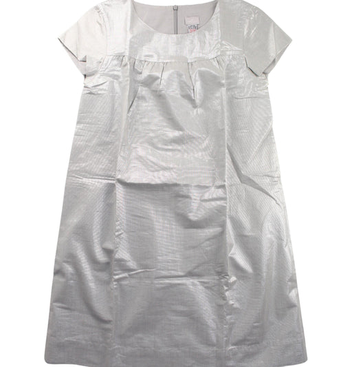 A Silver Short Sleeve Dresses from Cyrillus in size 12Y for girl. (Front View)