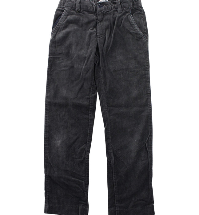 A Black Casual Pants from Armani in size 7Y for boy. (Front View)