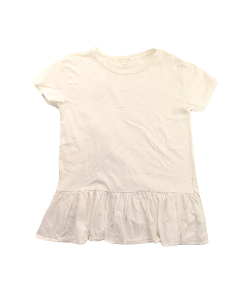 A White Short Sleeve Tops from Crewcuts in size 12Y for girl. (Front View)