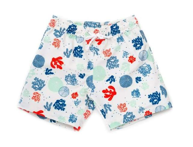A Multicolour Swim Shorts from Folpetto in size 7Y for boy. (Front View)